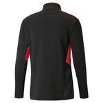 Puma individualcup training quarter-zip men's football top in black - Back View