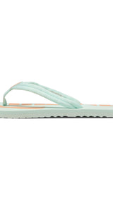 Puma epic flip v2 sandals in peaceful blue and dark poppy - Side View 02