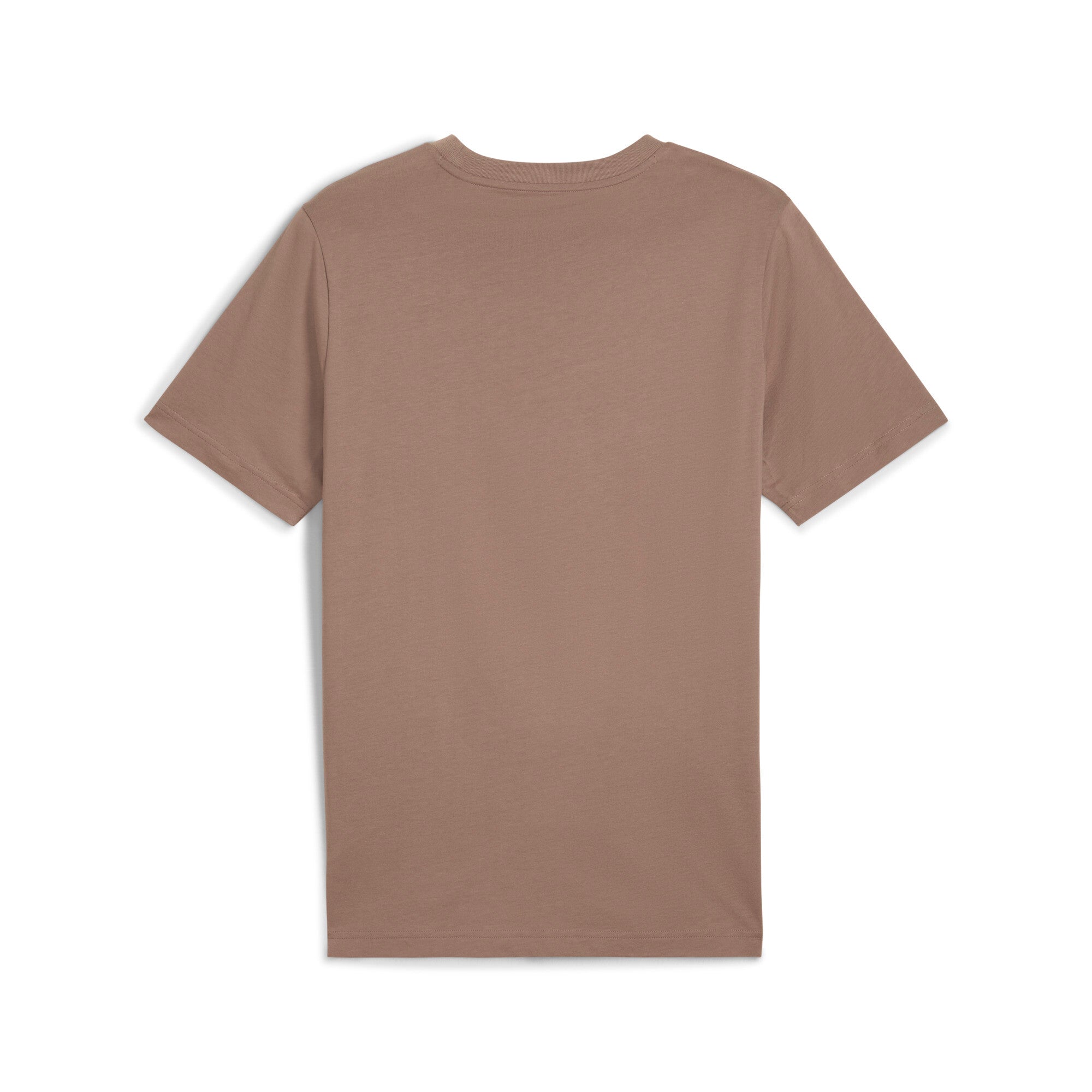 Puma graphics no.1 logo tee in totally taupe - Back View