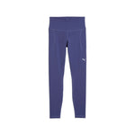 Puma CLOUDSPUN soft high-waist tights in blue crystal - Front View
