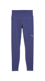 Puma CLOUDSPUN soft high-waist tights in blue crystal - Front View