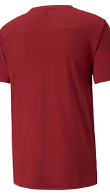 Puma training cloudspun bnd short sleeve tee in red - Back View