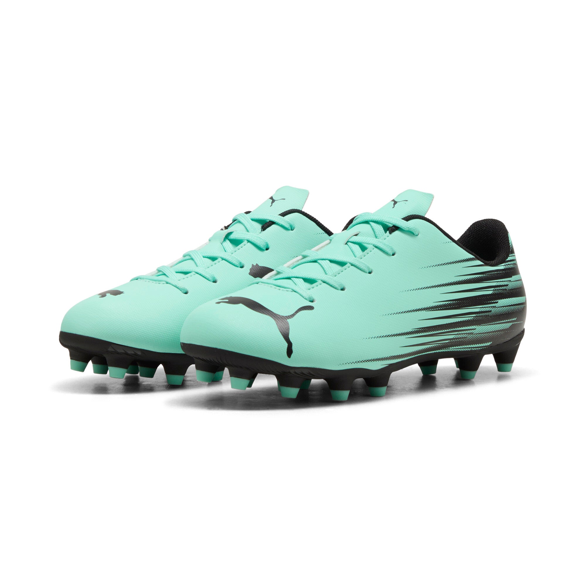 PUMA ATTACANTO II fg/ag football boots youth in green and black