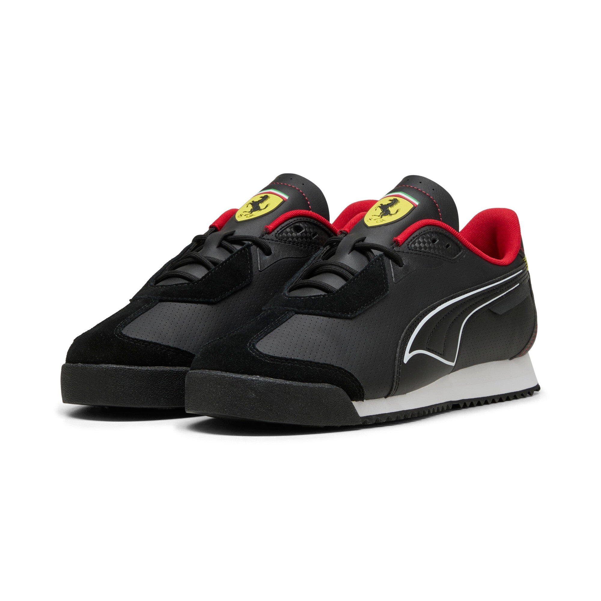 Puma scuderia Ferrari HP puma roma sneakers in black - Front View
