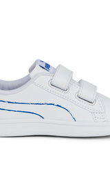 Puma smash v2 home school sneakers babies in white - Side View 03
