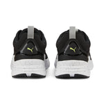 Puma wired run in motion sneakers in black - Back View