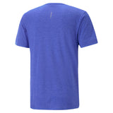 Puma running run favourite heather tee in blue - Back View