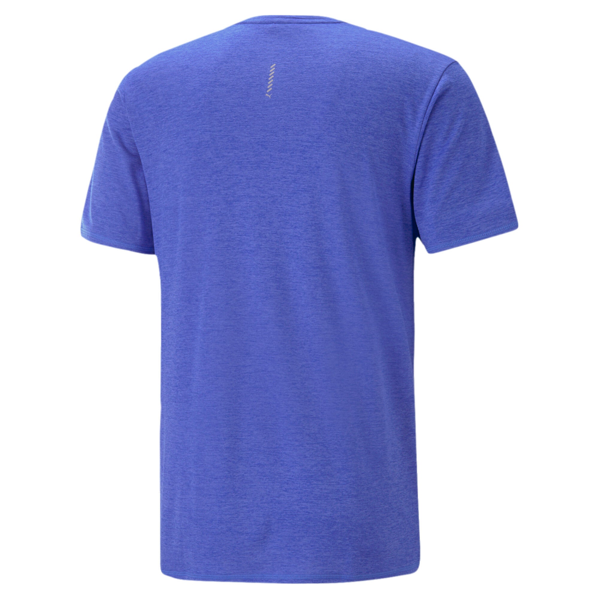 Puma running run favourite heather tee in blue - Back View