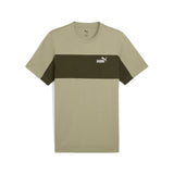 PUMA ESSENTIALS tee - dark olive