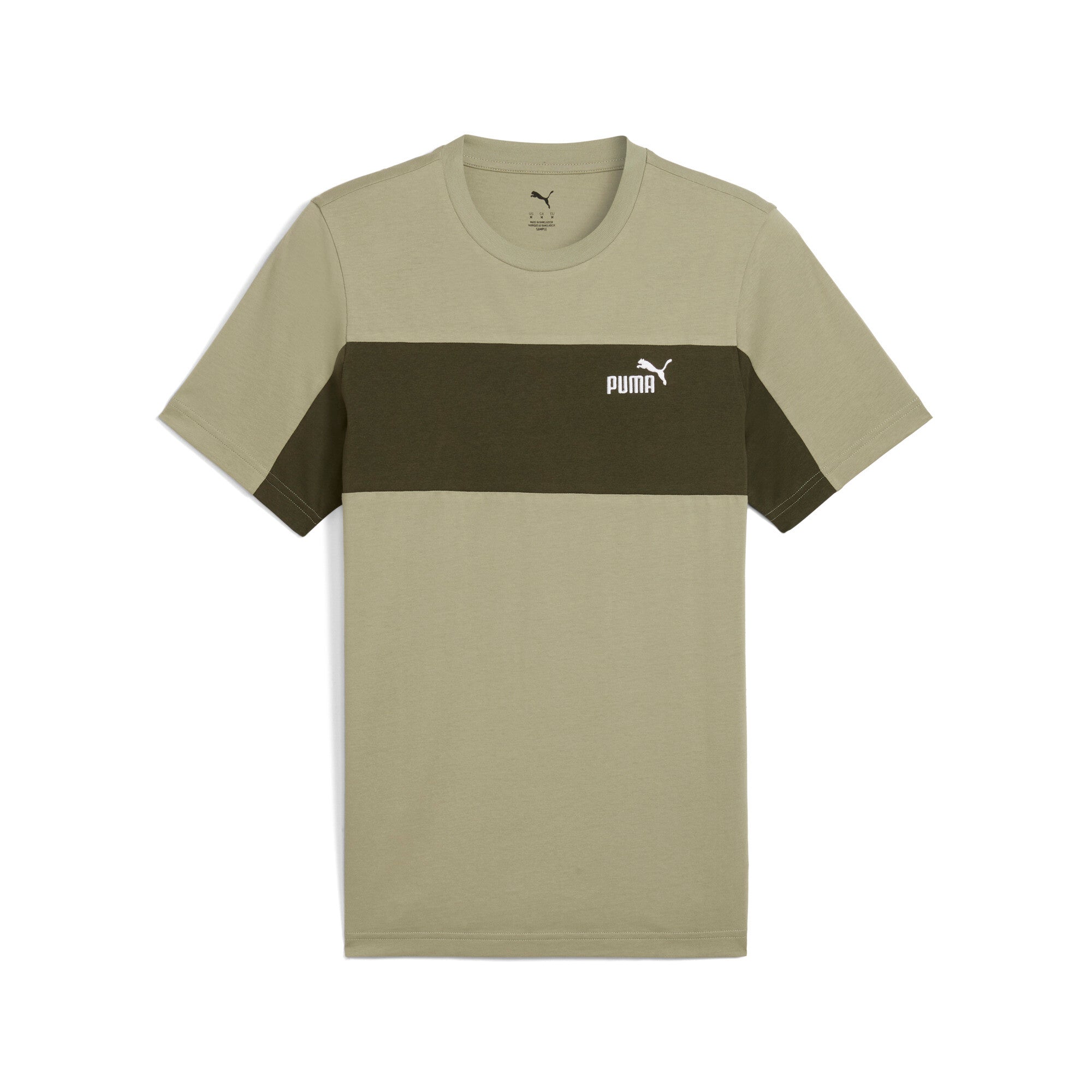 PUMA ESSENTIALS tee - dark olive