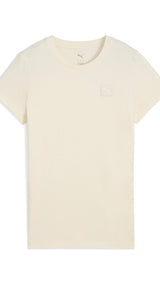 Puma ESS elevated tee in no dye - Front View
