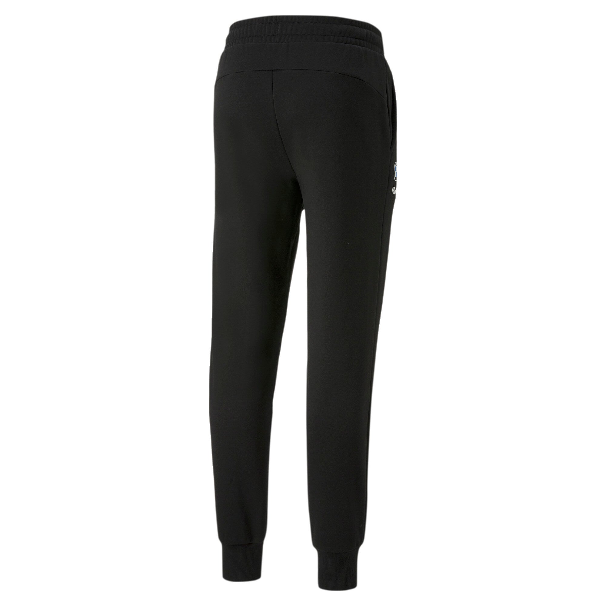 Puma BMW M motorsport essentials fleece pants in black - Back View