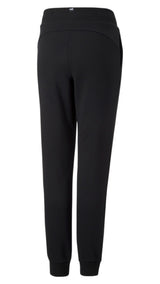 Puma essentials+ sweatpants in black - Back View