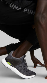 Puma train fit pwrfleece jogger in black - Model Shot 02