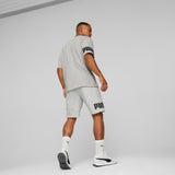 Puma power shorts men in gray - Model Shot 02