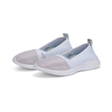 Puma adelina shine sneakers in white - Front View