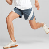Puma training fit woven 7" shorts in gray - Model Shot 01