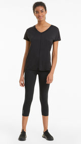 Puma train favorite forever high waist 3/4 tight in black - Model Shot 03