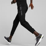 Puma training fit pwrfleece joggers in black - Model Shot 03