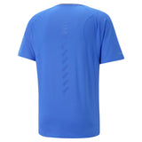 Puma running run cloudspun short sleeve tee in blue - Back View