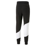 Puma power cat sweatpants in black - Back View