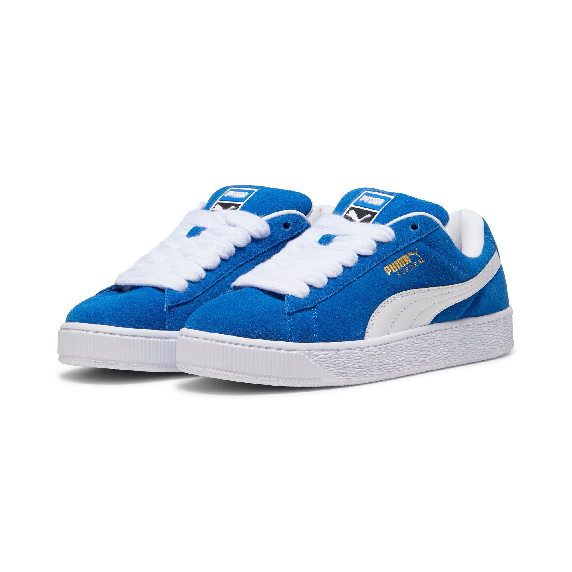 Puma suede xl sneakers in blue - Front View