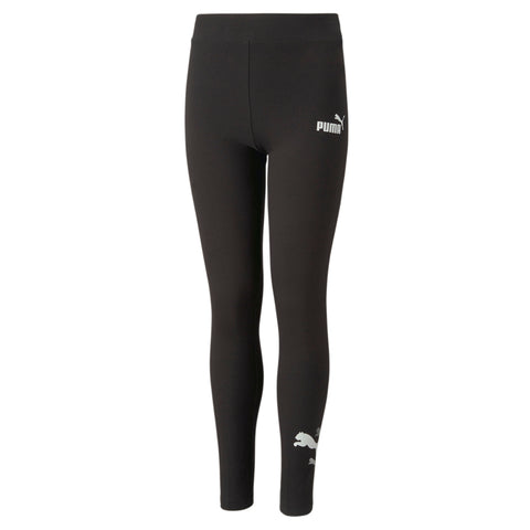 PUMA essentials+ logo lab leggings in black