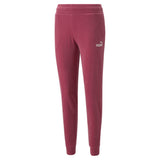 Puma essentials+ velour pants in black - Front View