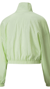 Puma dare to woven track jacket in black - Back View