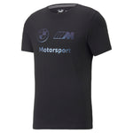 Puma bmw m motorsport metal energy logo tee men in black - Front View