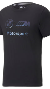 Puma bmw m motorsport metal energy logo tee men in black - Front View