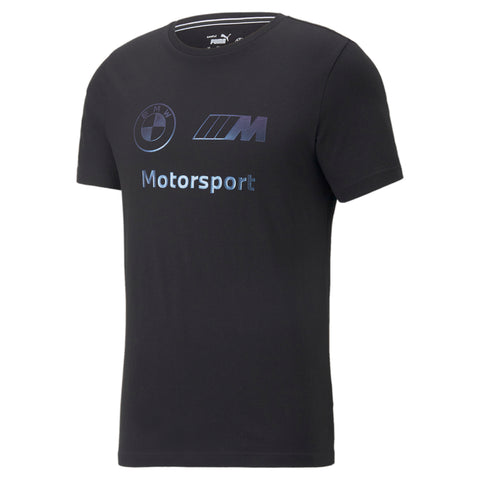 PUMA bmw m motorsport metal energy logo tee men in black