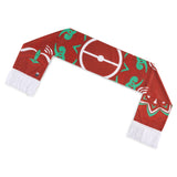 PUMA TotalEnergies CAF Africa Cup of Nations 2025 tournament scarf in dark cherry and white - Back View