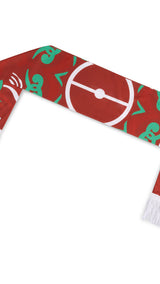 PUMA TotalEnergies CAF Africa Cup of Nations 2025 tournament scarf in dark cherry and white - Back View