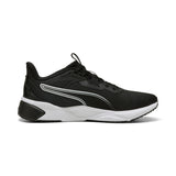 PUMA disperse XT 4 training shoes in black and white — side view 3