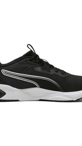 PUMA disperse XT 4 training shoes in black and white — side view 3