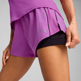 Puma VELOCITY 2in1 3" running shorts in wild berry - Model Shot 02