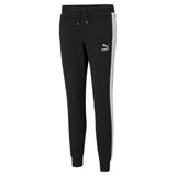 Puma iconic t7 women's track pants in black - Front View