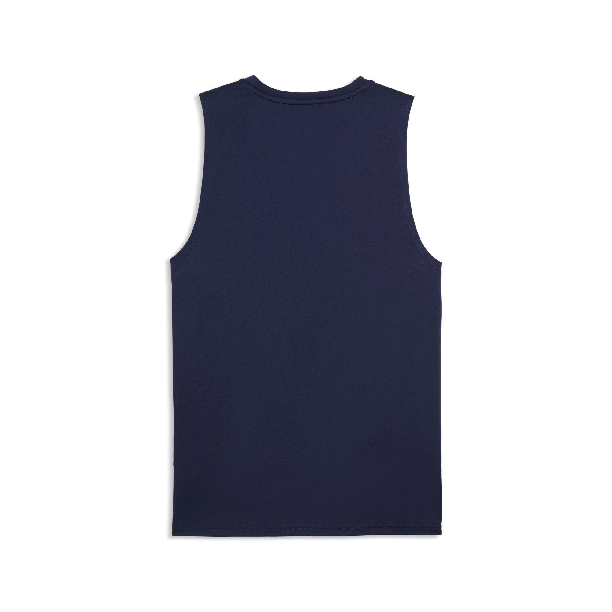 PUMA TAD ESSENTIALS sleeveless tank men in navy — back view