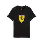 PUMA Scuderia Ferrari sportswear coloured big shield tee - black