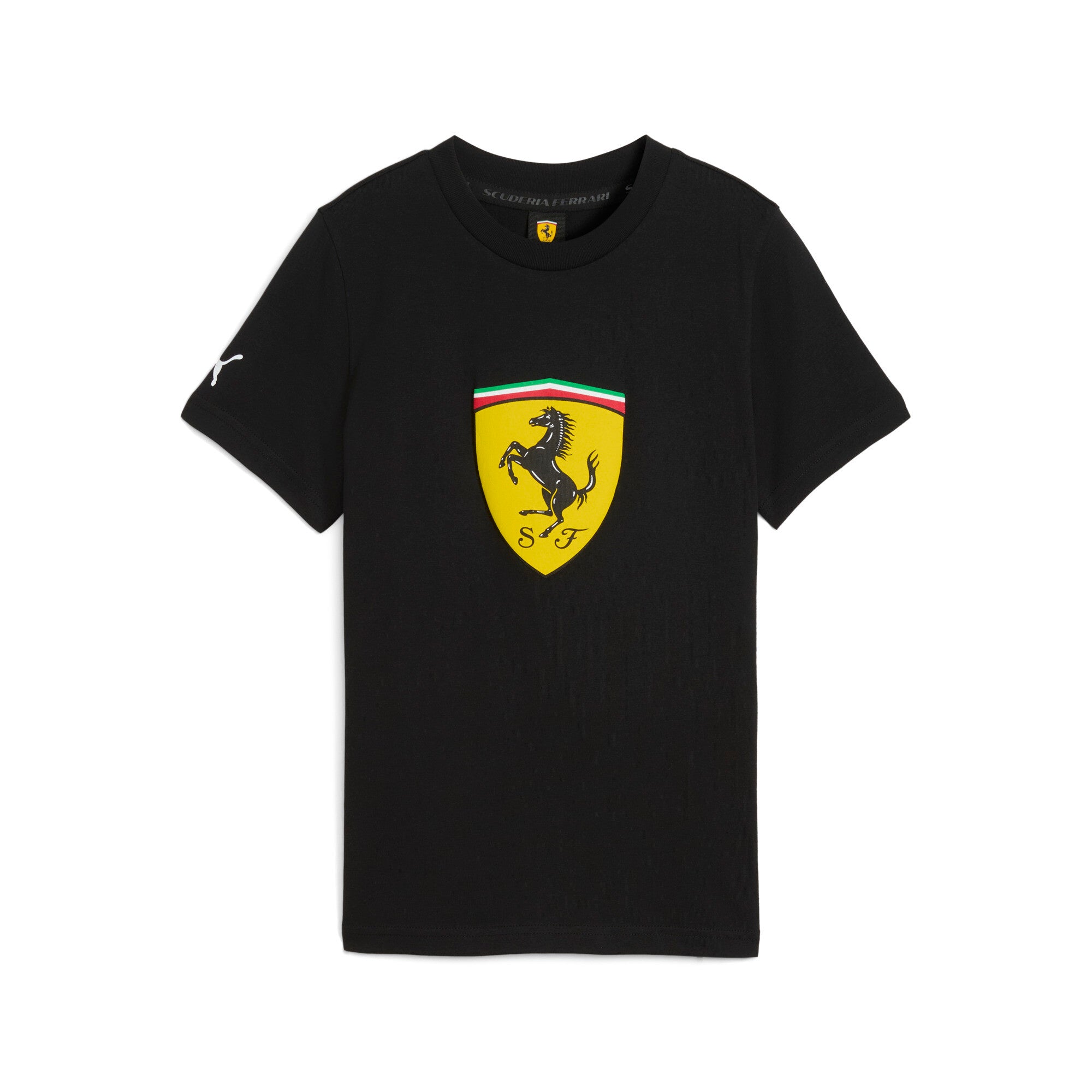 PUMA Scuderia Ferrari sportswear coloured big shield tee - black