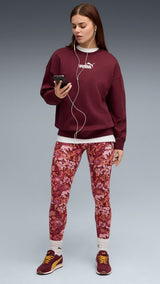 PUMA ESSENTIALS nature 2.0 leggings - ruby shimmer