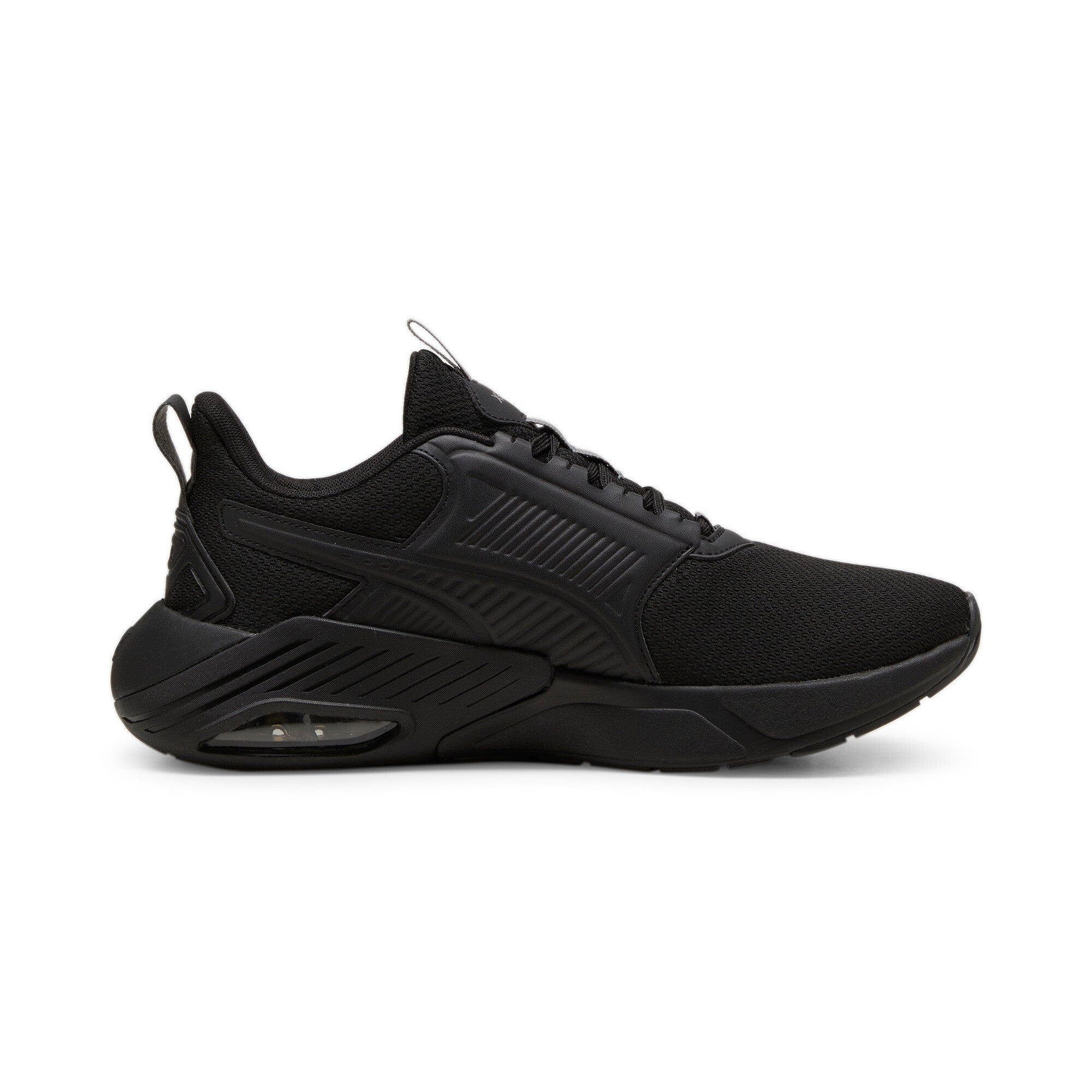 Puma X-cell nova FS running shoes in black and cool dark gray - Side View 03