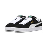 Puma suede XL sneakers in black and white - Front View