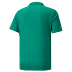 Puma football teamliga sideline polo shirt in blue - Back View