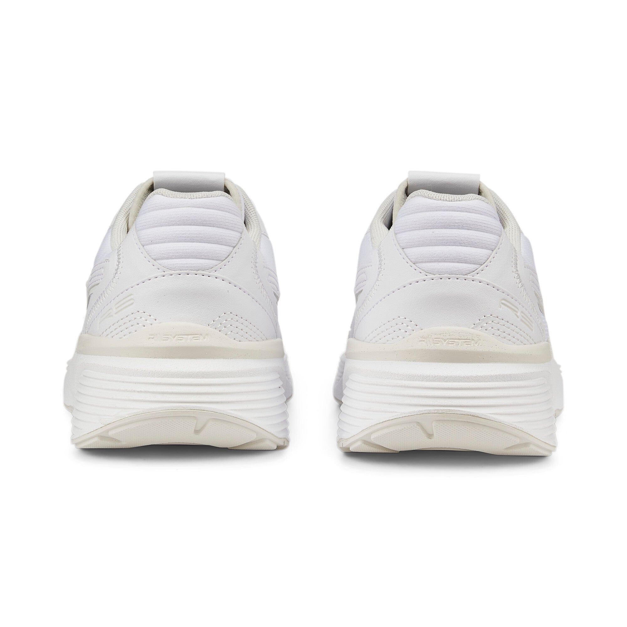 Puma RS-metric core sneakers in white - Back View