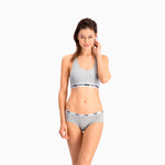 Puma hipster underwear women (3-pack) in white - Model Shot 01
