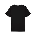 PUMA Scuderia Ferrari sportswear coloured shield tee in rosso corsa - black