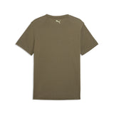 PUMA graphics training tee men (528531) in loden green — back view