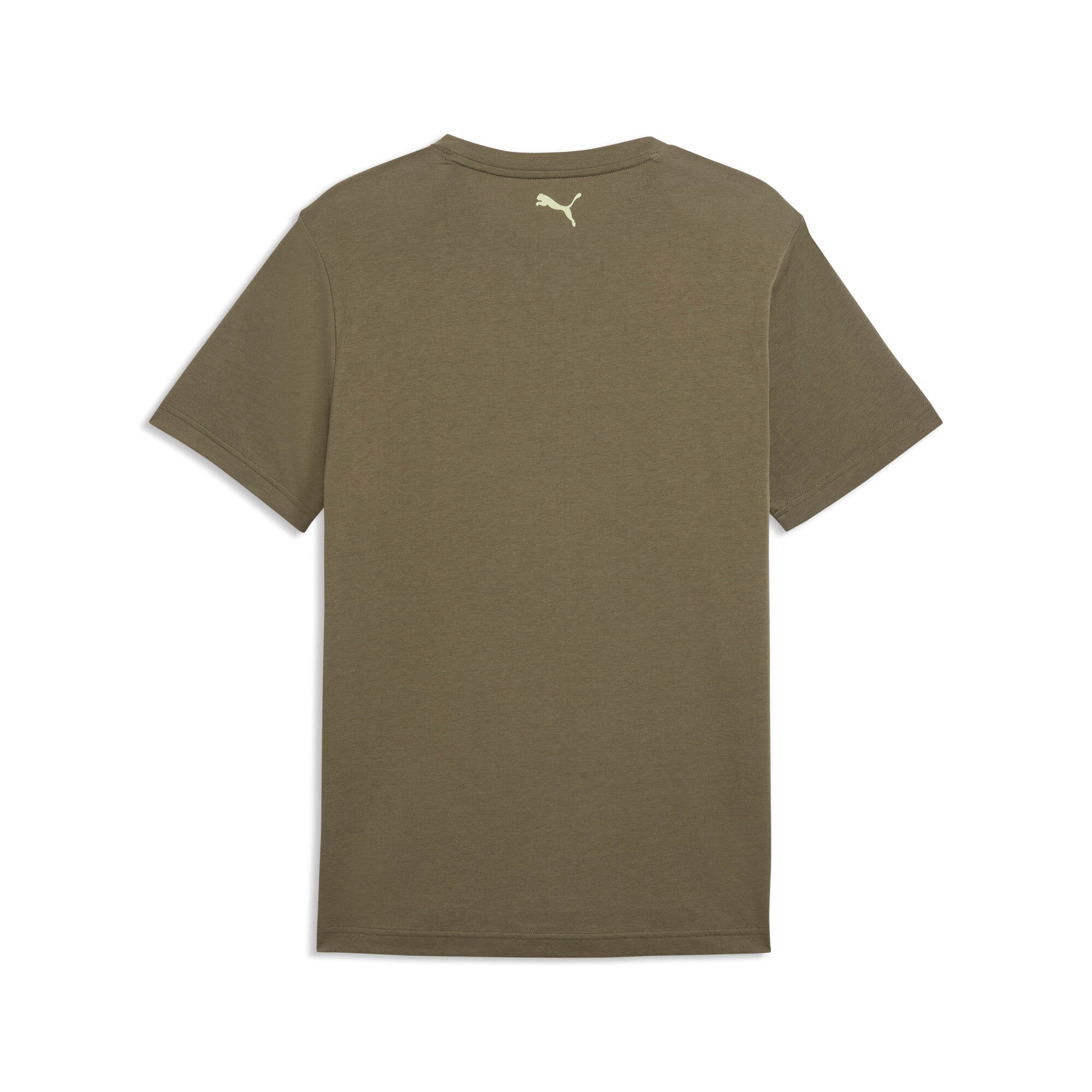 PUMA graphics training tee men (528531) in loden green — back view